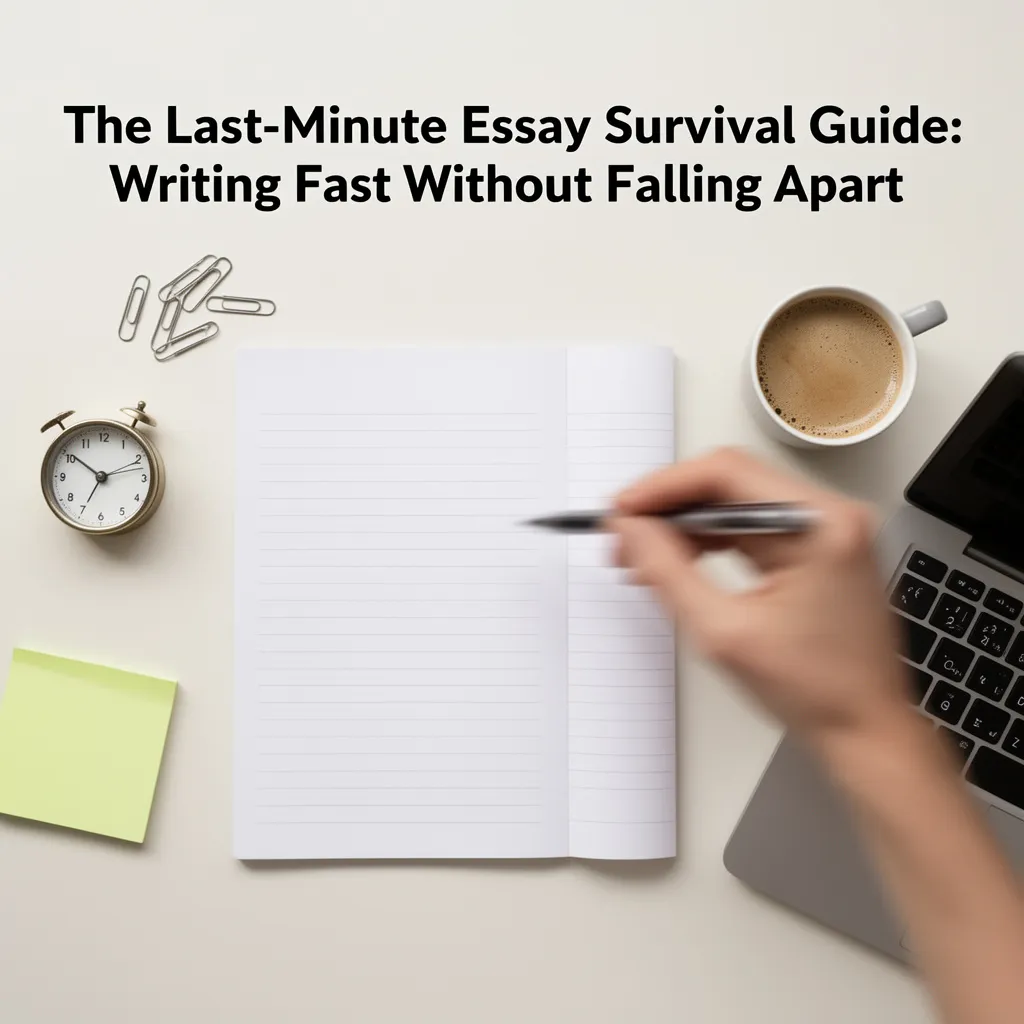 The Last-Minute Essay Survival Guide: Writing Fast Without Falling Apart